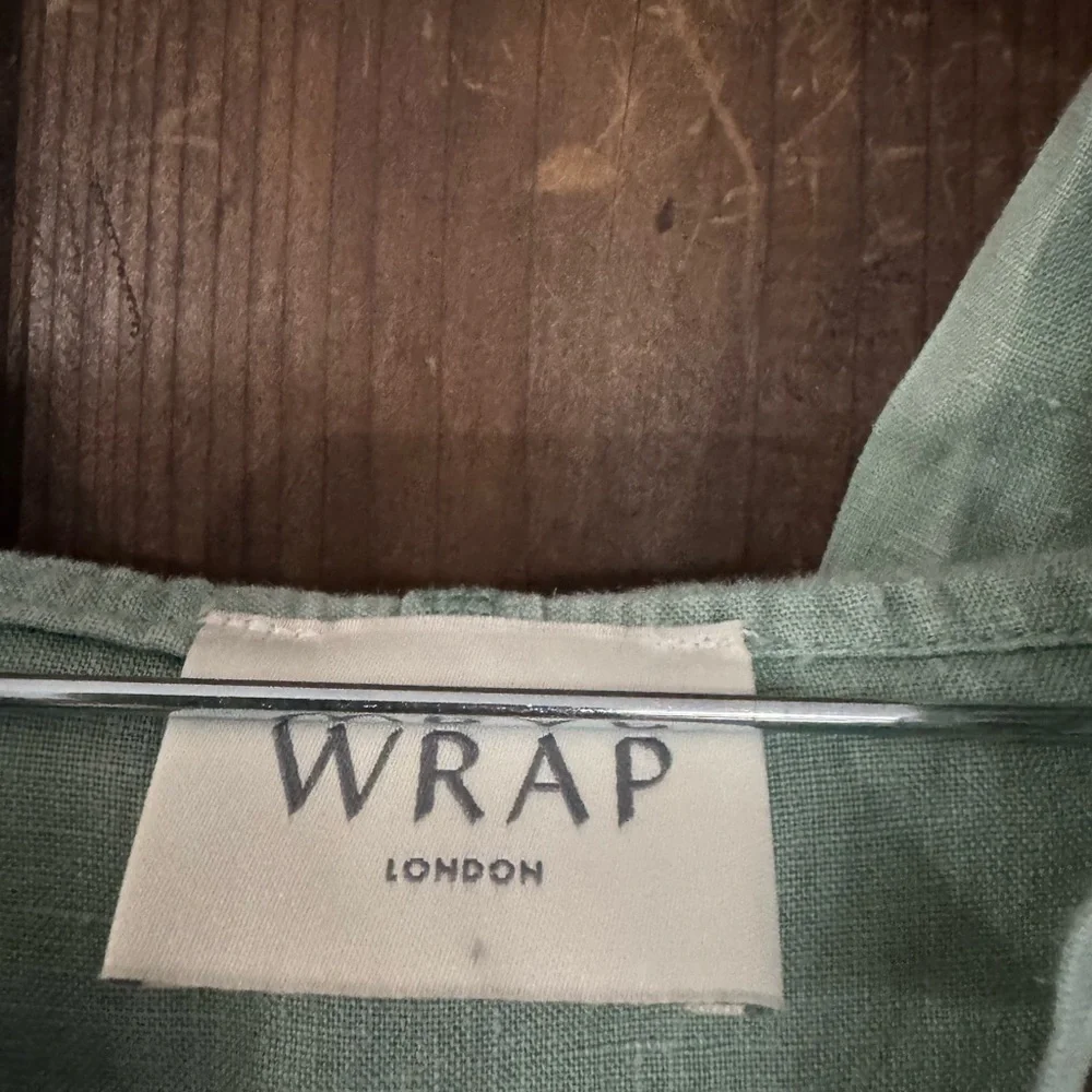 Wrap London Mint Green Embroidered Dress - Picture 2 of 4